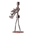 thumbnail image 3 of Estatua de hombre músico, escultura de músico, decoración del hogar, figura coleccionable, arte Trompeta, 3 of 9
