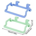 thumbnail image 3 of Blue Hanging Trash Bag Holder for Cabinet Doors, Over Cabinet Organizer for Plastic Grocery Bags, No Drill Bag Hanger for Kitchen Under Sink, Cabinet Door Organizers, 3 of 7