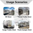 thumbnail image 3 of 4 Inch Stainless Steel T-style Door Holder (2pcs) for RV Trailer Exterior & Entry Doors - Yalo, 3 of 5