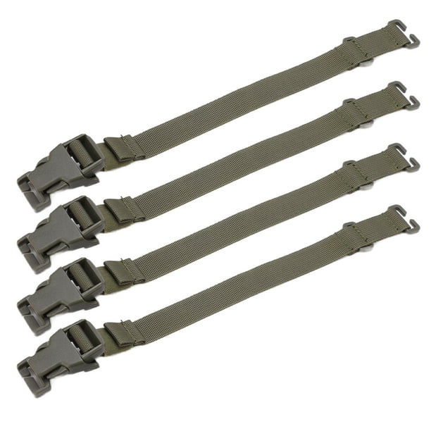 4 piezas correa de equipaje de viaje hebilla multifunción duradera ajustable para actividades al aire libre verde YUNYI BRAND Deportes