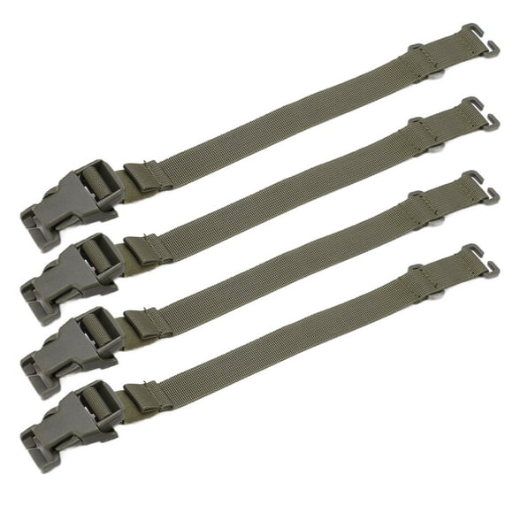 4 piezas correa de equipaje de viaje hebilla multifunción duradera ajustable para actividades al aire libre verde YUNYI BRAND Deportes