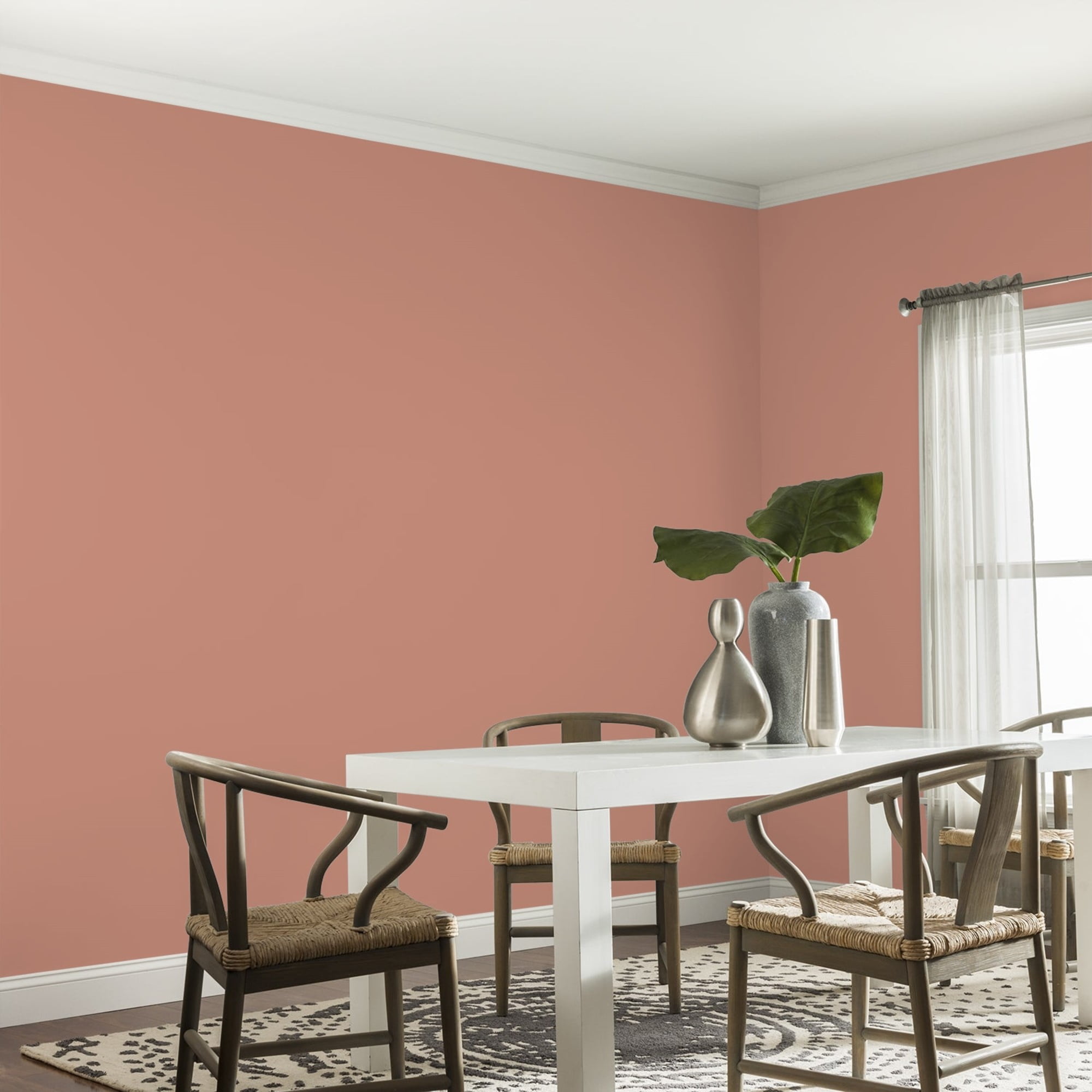 Glidden HEP Copper Trail / Orange, Eggshell Interior Paint with Primer, 1 Quart