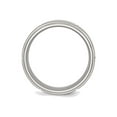 thumbnail image 3 of Mens Chisel 8mm Satin Stainless Steel Comfort Fit Grooved Brushed Wedding Band Ring for Men, 3 of 7
