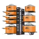 thumbnail image 1 of Organizador Vertical Para Ollas Y Sartenes Ajustable 8 Capas, 1 of 8