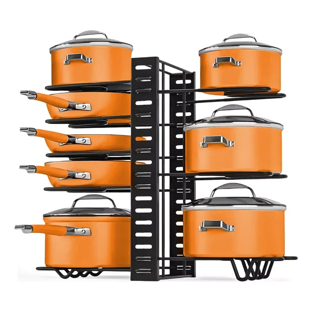 Organizador Vertical Para Ollas Y Sartenes Ajustable 8 Capas