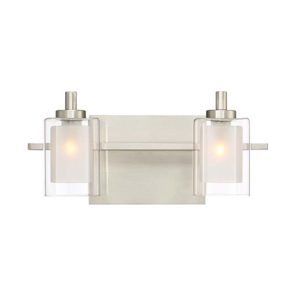 Quoizel Kolt 2 Light LED Vanity Light in Brushed Nickel