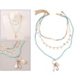 thumbnail image 4 of Collar de cadena de concha de Playa jinwen mujer, 4 of 5