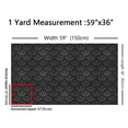thumbnail image 3 of Manfei Boho Damask Flower Fabric by the Yard (2 Yards), Black Gray Decorative Fabric by the Yard, Highland Cow Skull DIY Fabric, 3 of 6