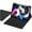 Black, variant on Magnetic Detachable Candy Color Round Keys Keyboard Case with Multi-Touch Trackpad & Pencil Holder for iPad mini 7th Gen (A17 Pro) / iPad mini 6th Generation,Black