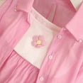thumbnail image 7 of REDARER Girl Summer Clothes Set Long Sleeve Button Down Shirt Coat Tank Tops Shorts 3PCS Outfits ,8-9 Years, 7 of 7