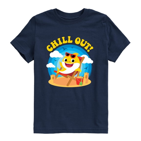 Baby Shark - Chill Out Toddler Boys' Toddler Short Sleeve Graphic T-Shirt