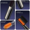 thumbnail image 5 of Cepillo alisador de cabello con iones negativos, doble función de peinado, diseño inalámbrico recargable, color negro., 5 of 5