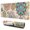 Pioneer Flower Floral-2, variant on Long Mouse Pads for Desk,Pioneer Flower Floral Print Pattern Desk Mats on Top Of Desks, Desk Mouse Pad Extra Large with 3mm Non-Slip Base and Stitched Edge for Gaming,Office,Work,Home 31.5"x11.8"