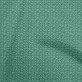 thumbnail image 1 of oneOone Cotton Silk Teal Green Fabric Tribal Fabric For Sewing Printed Craft Fabric By The Yard 42 Inch Wide, 1 of 4