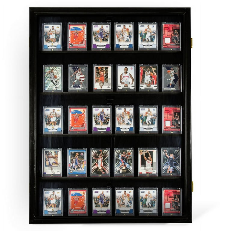 Graded Sports Card Display Case, Trading Baseball Card Display, Football Card  Display, Basketball Card Display, Comic, Card Collection Display Cabinet, 3  Color, Solid Wood, Collection Lovers Gift - Walmart.com