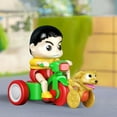 thumbnail image 4 of Stunt Tricycle Toy, Electric Tricycle Toy, Boy Tricycle Musical Toy 360° Stunt Spin Pedicab Toy Riding Simulation Toy Electric Trike Toy with Dynamic Music and Cool Lights, 4 of 5