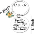 thumbnail image 2 of DESIGNICE 2026 New Best Friends Birthday Gifts Bestie True Friends Are Never Apart Keychain for Sister Friendship Gift for Girls Bestie Long Distance Relationship Gifts for Friend Going Away Gifts, 2 of 8