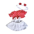 thumbnail image 1 of Ropa para muñecas de 20 cm CUTICAT accesorios de muñecas Falda de punto con rojas, 1 of 8