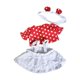 thumbnail image 1 of Ropa de muñeca de peluche de 20 cm para vestir, dibujos animados, cómoda, elegante, para niñas y niños, regalo de bricolaje, accesorios para fotos, , Falda de punto con rojas, 1 of 8