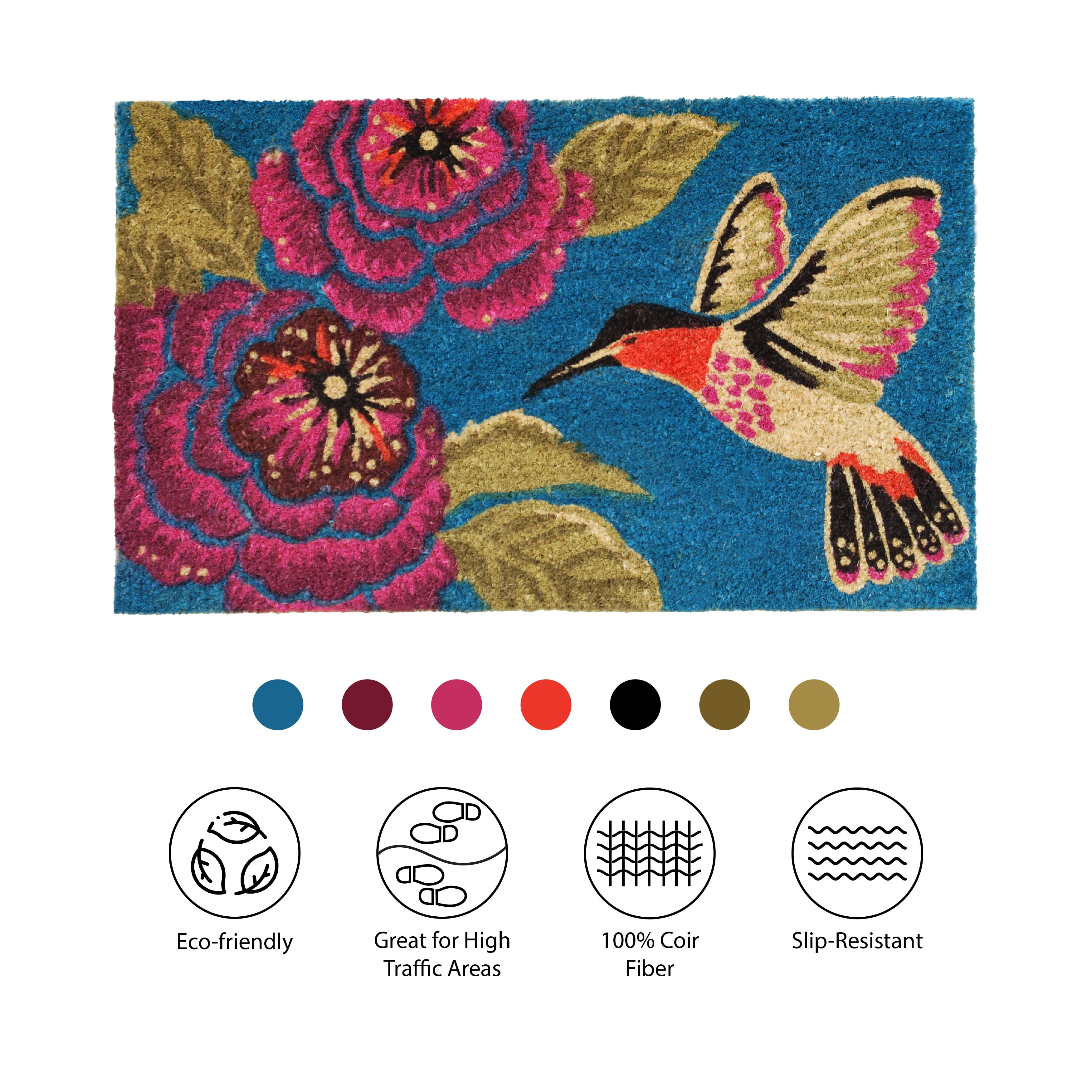 Calloway Mills Hummingbird Delight Outdoor Doormat 24" x 36"