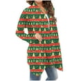 thumbnail image 6 of Cutuoiiu Women's Fashionable Christmas Printed Long Sleeve Cardigan Jackets Gifts, 6 of 7