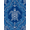 Blue White, Pattern 10, variant on ODIKA 8'x10' Washable Area Rug Non-Shedding, Easy Care, Animals Nautical Creature Interlocking Wave Ring Motif Balanced for King Size Bedroom Under Bed, Master Suite