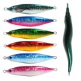 thumbnail image 1 of Señuelo de pesca luminoso en forma de S 12cm 160g cebo artificial de metal (JIG81-1), 1 of 4