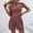 Coffee, Brown, Multi-color, variant on pstuiky Women'S Pajama Sets Summer Solid Color Breathable Pajamas Set Leisure Loose Fit Crew Neck Sleeveless Sleepwear with Shorts Womens Loungewear Green S