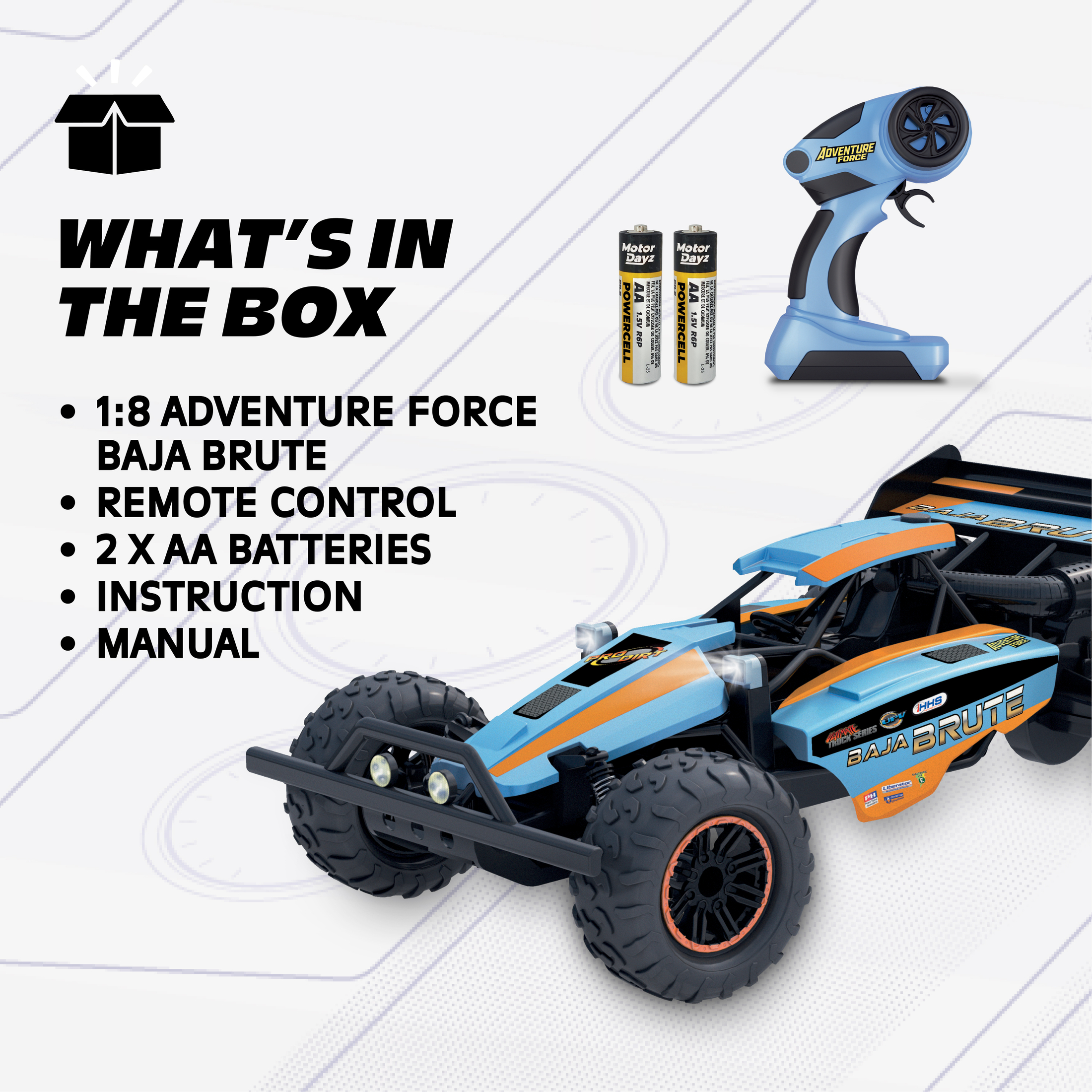 Adventure Force 1:8 Baja Brute Radio Controlled Vehicle photo 6