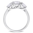 thumbnail image 4 of Everly Women's Created Moissanite Sterling Silver Engagement Ring, 4 of 8