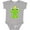 AC-Heather Grey, variant on Inktastic Cute Frog, Green Frog, Frog Prince, Crown Boys or Girls Baby Bodysuit