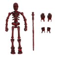 thumbnail image 1 of Articulated Skeleton Poseable Desktop Sculpture with Movable Joints for Collectors, 1 of 4