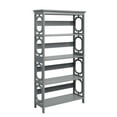 thumbnail image 2 of Pemberly Row Five-Tier Bookcase in Gray Wood Finish, 2 of 4