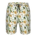 thumbnail image 3 of Goofa Bright Sunflowers Printed Mens Swim Trunks Summer Quick Dry Short Beach Swimwear Bathing Suits-Large, 3 of 9