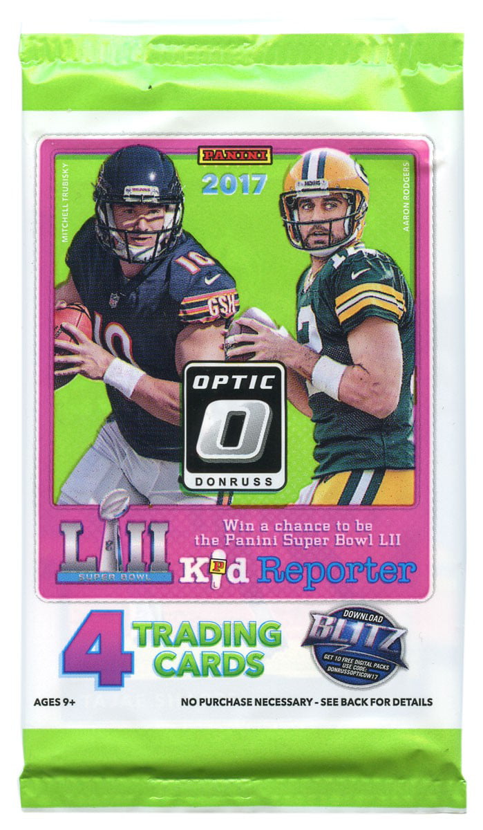 NFL 2017 Donruss Optic Trading Card Pack - Walmart.com - Walmart.com