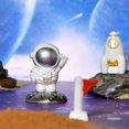 thumbnail image 3 of Decoración hogareña Gwong Astronauta Decoración Decorativa Cogida de llamativa Holding Cake Topper Miniatura Astronauta Decoración para regalos Gwong 21078206, 3 of 6