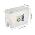 thumbnail image 2 of Recipiente De Agua De 3,5 L Con Dispensador De Bebidas De Grifo Cubo De Rotación De 360 ​​Grados Vaso De Agua Hervidor De Jugo Refrigerador De Tetera Fresca Methold HA036693-00, 2 of 6