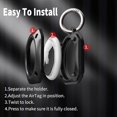 thumbnail image 3 of 1pcs Étui de Protection Compatible avec Air Tag, Tpu Antichoc et Anti-Rayures Porte-Clés Air Tag, 3 of 4