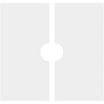 thumbnail image 4 of 40"OD x 7"ID x 14"C x 1"P Embry Architectural Grade PVC Contemporary Ceiling Medallion, Two Piece, 4 of 11