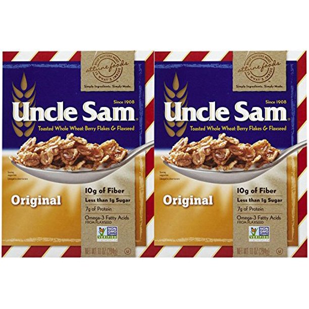 Uncle Sam Toasted Whole Wheat Berry Flakes & Flaxseed Original Cereal