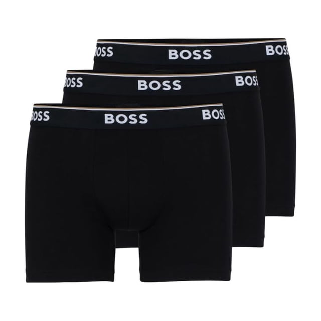 Pack de 3 bóxers BOSS Hugo para hombre, algodón elástico, XL