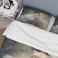 thumbnail image 4 of Designart "Dance delicate Grace III" Portrait Bedding Covert Set - Dance White Fashion Bed Set With 2 Shams, 4 of 6