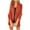 Orange, variant on Lindreshi Winter Coats for Women Plus Size Clearance Fashion Women Solid Ladies Suit Turn-down Collar Cardigan Casual Coat