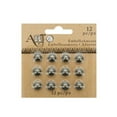 thumbnail image 1 of Kole Imports HH681-36 Antique Silver Craft Embellishment Studs Set - Pack of 36, 1 of 1