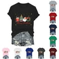 thumbnail image 4 of idosla Christmas Shirt Women Tis The Season Christmas Tree T Shirt Latte Coffee Graphic Xmas Holiday Tee Tops (, XXL), 4 of 8