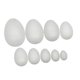 thumbnail image 1 of 9 huevos de espuma de Pascua para pintar, sin pintar, color blanco, para proyectos decorativos. estilo A, 1 of 8