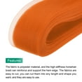 thumbnail image 4 of Uxcell 50 Yards Stiff Horsehair Braid 1.6 inch Wide Polyester Boning Sewing Wedding Dress Dance Orange, 4 of 6