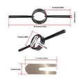 thumbnail image 2 of Ergonomic Motorcycle Fork Spring Compressor set Adjustable Spring Compressor Tool Safe Spring Compression Tool set, 2 of 8