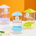 thumbnail image 6 of Automatic Bird Dispenser Container Clear Design Parrots Feeder for Parakeets and Small Bird Cage Accessory, 6 of 9