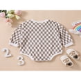 thumbnail image 3 of Combinaison à Manches Longues pour Bébés Filles, Barboteuse pour Nourrissons Garçons, Imprimé de Lettres « French Fries », Combinaison Chandail en Molleton Gris 6-12 Mois, 3 of 8
